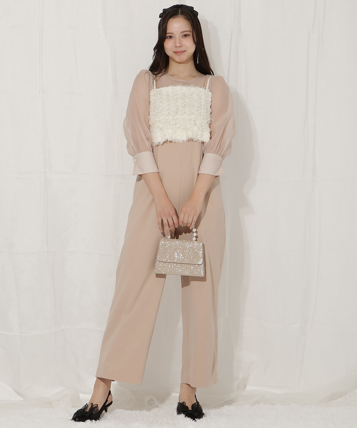 WILLSELECTION「ビスチェ付きオールインワン」|オールインワン|ベージュ