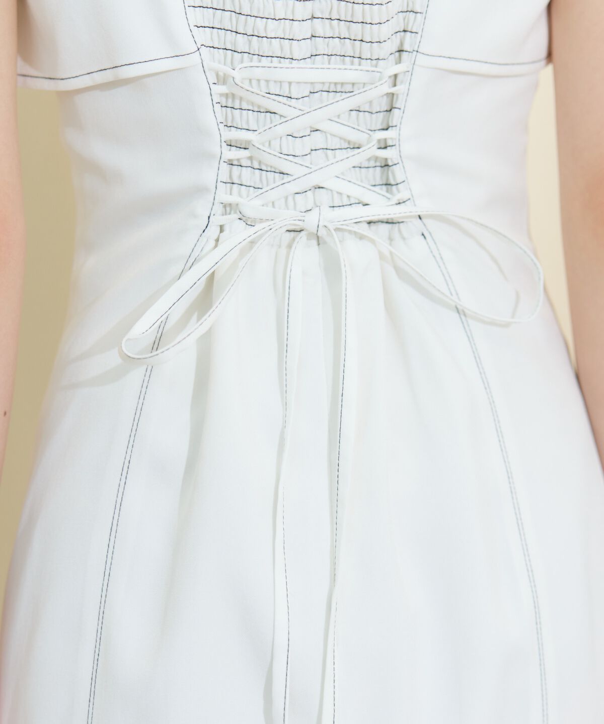 WILLSELECTION「ドレープリボンマーメイドジャンスカ」|ワンピース|