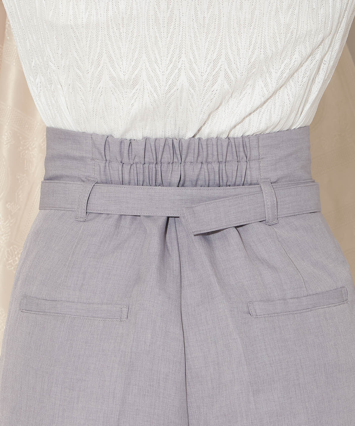 WILLSELECTION「ベルト付きタックワイドパンツ」|その他|