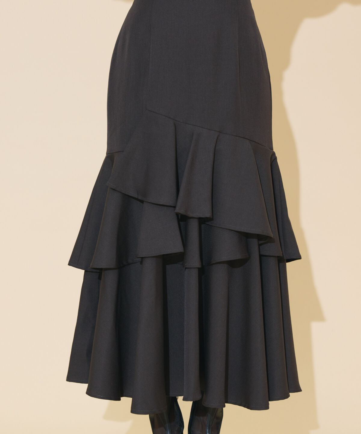 WILLSELECTION「アシメレイヤードハイウエストスカート」|フレア|