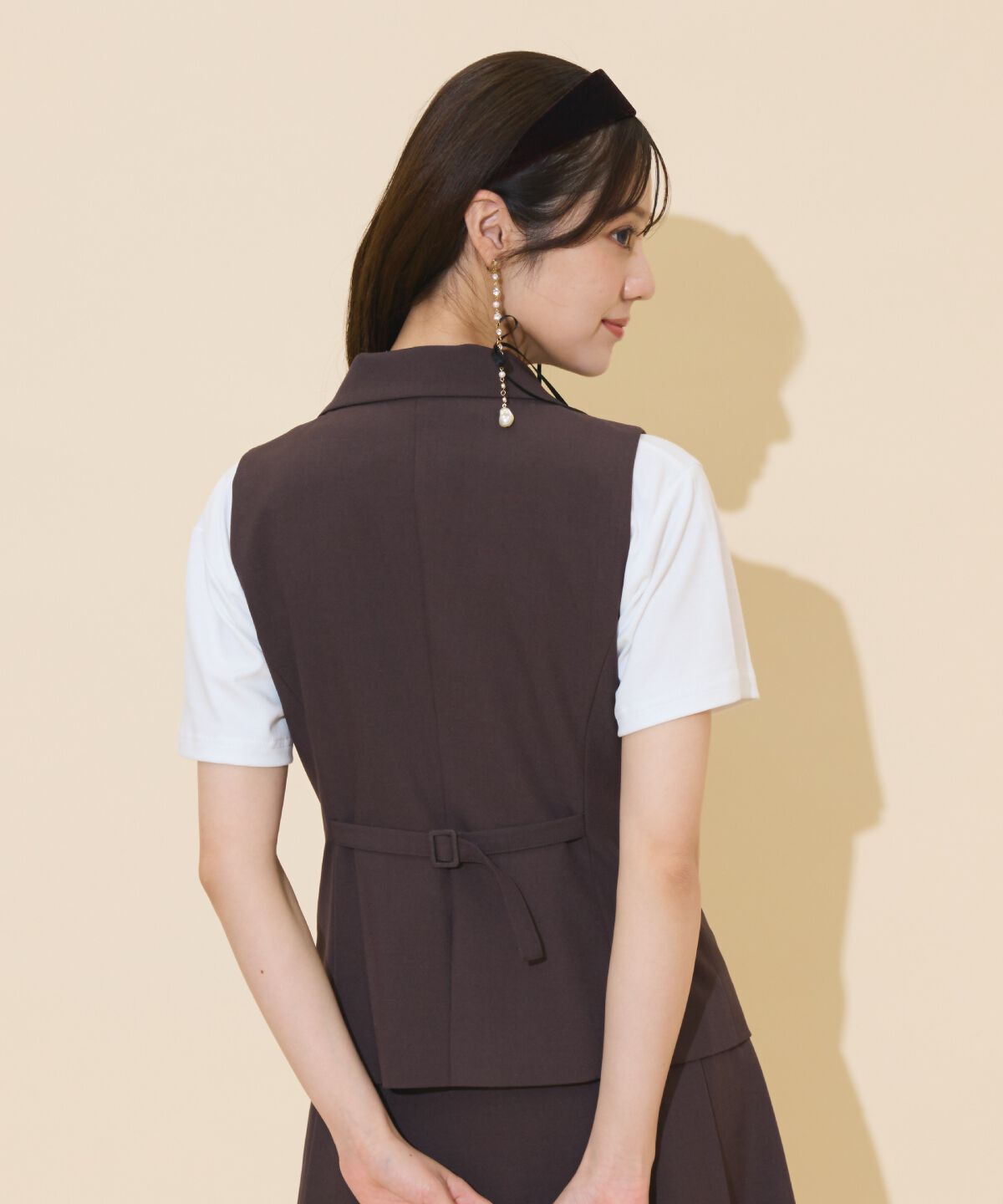 WILLSELECTION「ダブルボタンショートジレ」|その他|