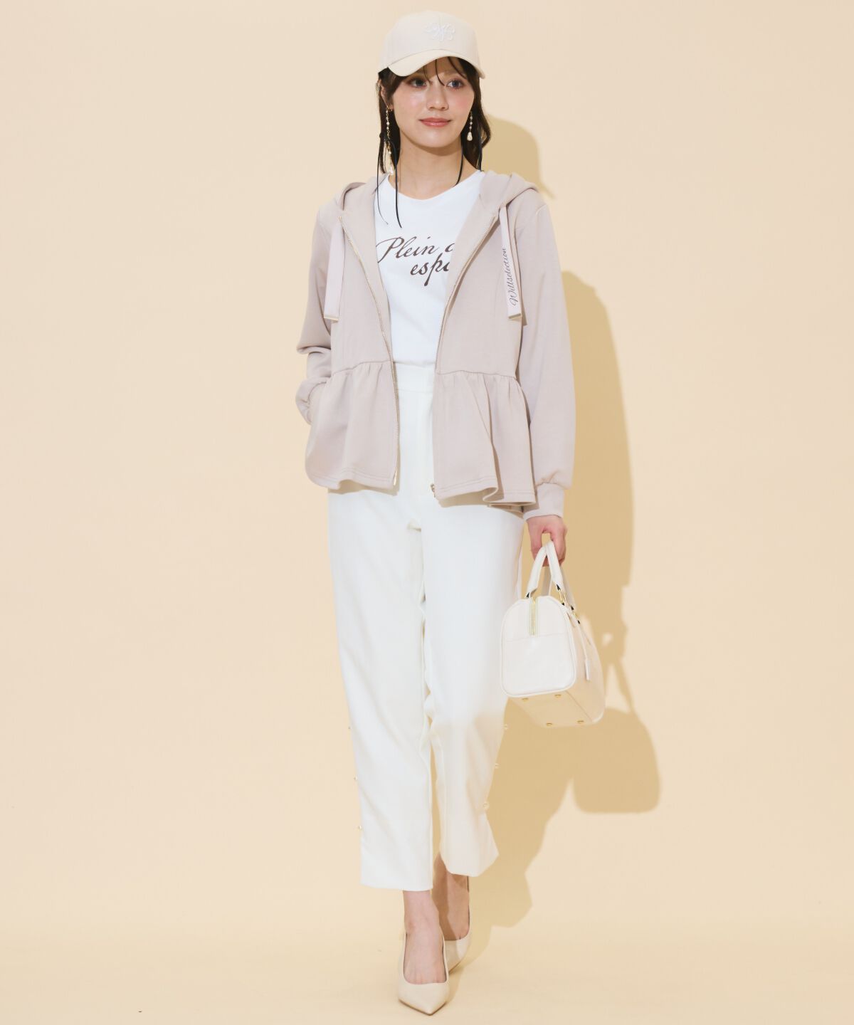 WILLSELECTION「ペプラムパーカー」|パーカー|