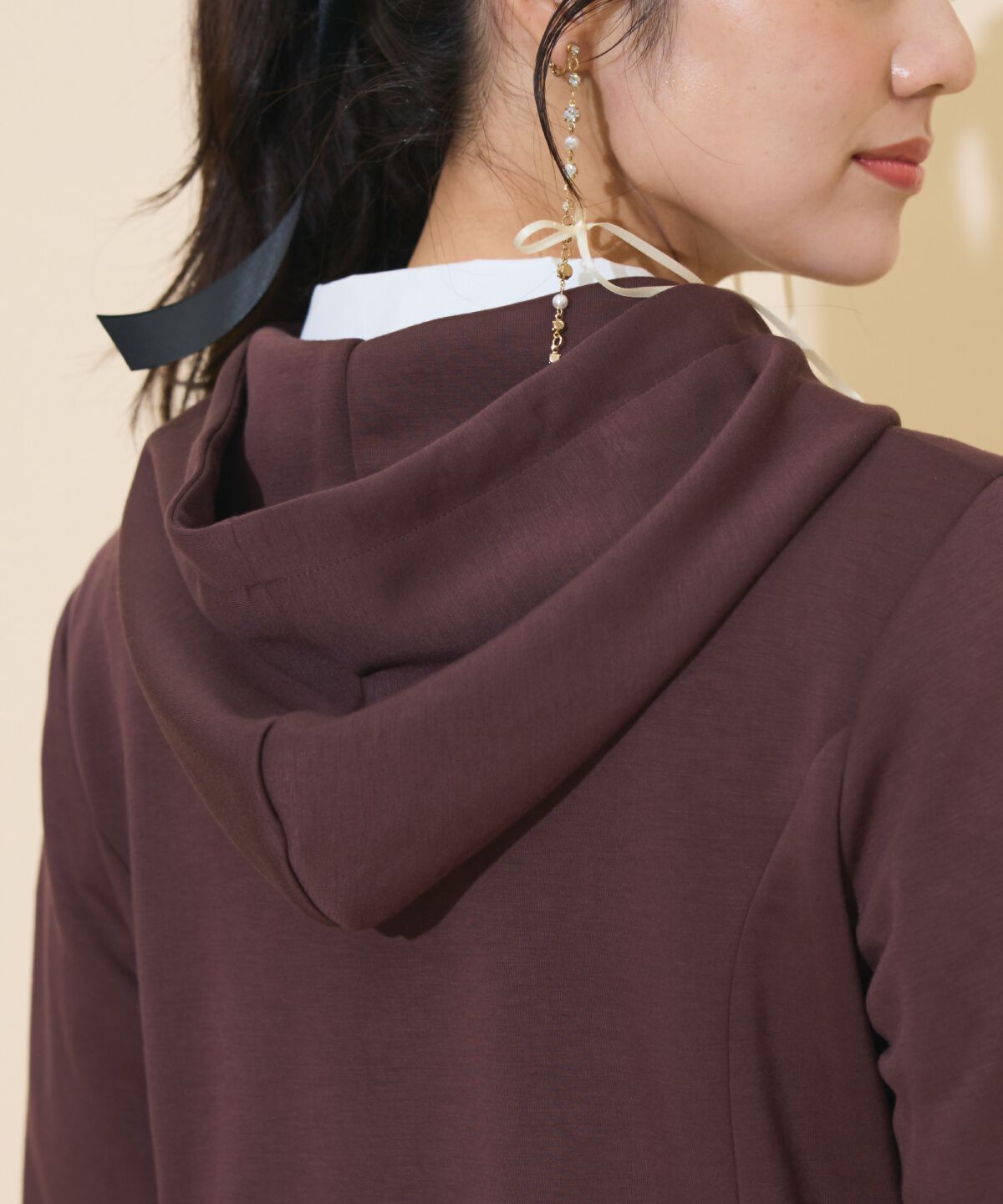 WILLSELECTION「ペプラムパーカー」|パーカー|