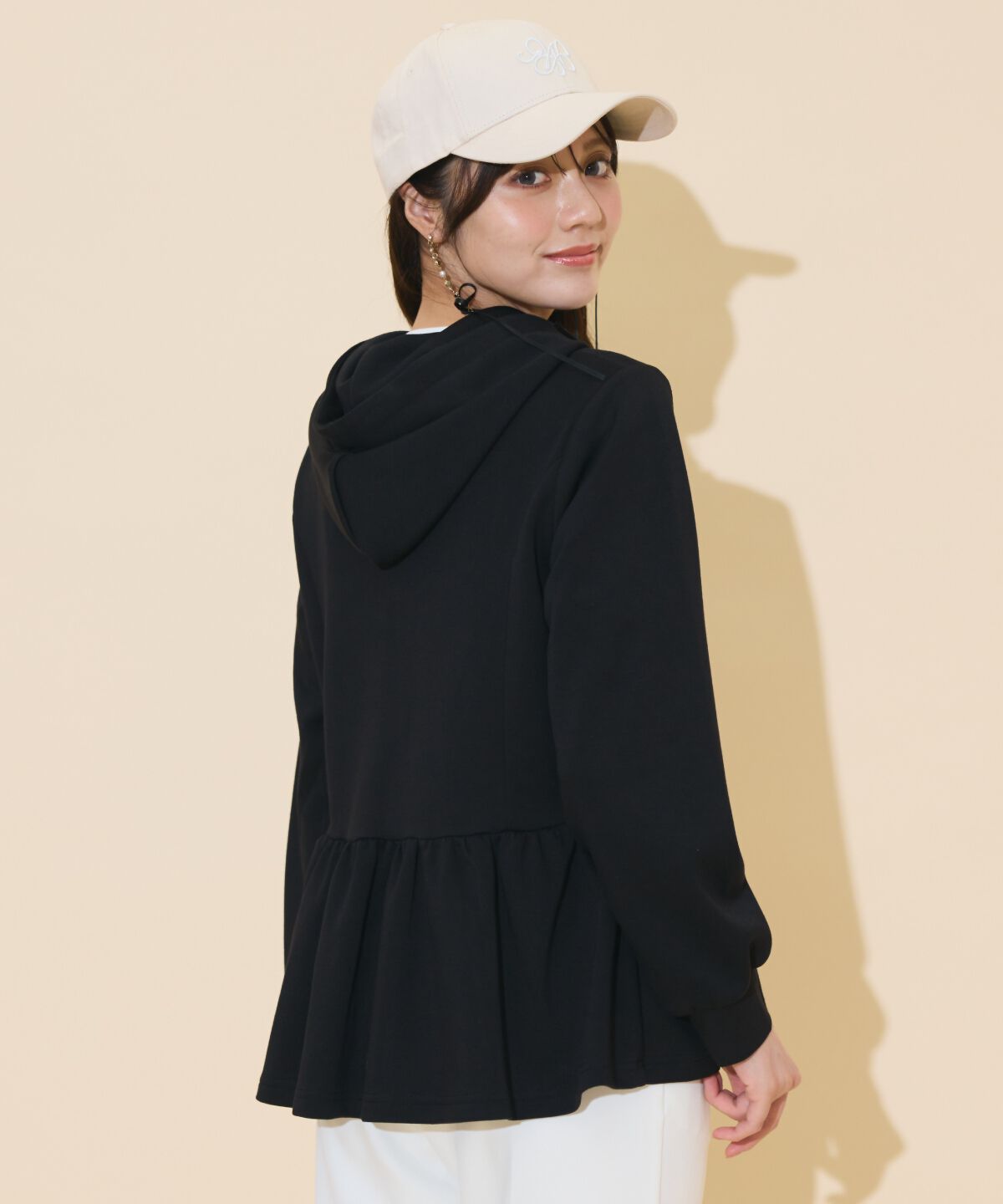 WILLSELECTION「ペプラムパーカー」|パーカー|