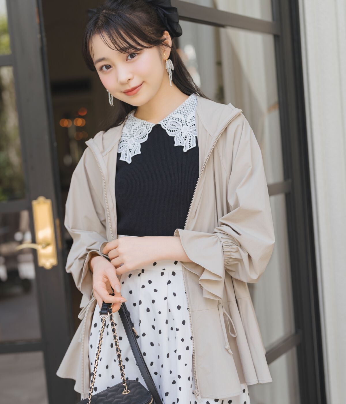 WILLSELECTION「UVカットペプラムブルゾン」|ブルゾン・スタジャン|