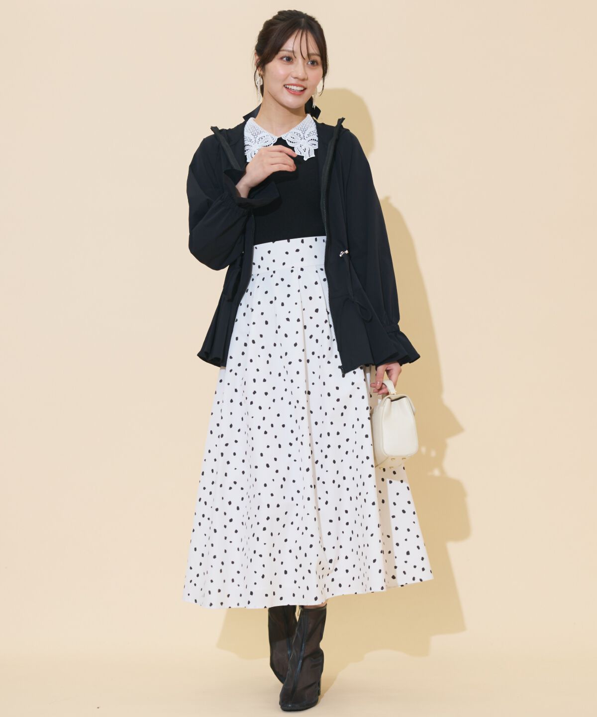 WILLSELECTION「UVカットペプラムブルゾン」|ブルゾン・スタジャン|