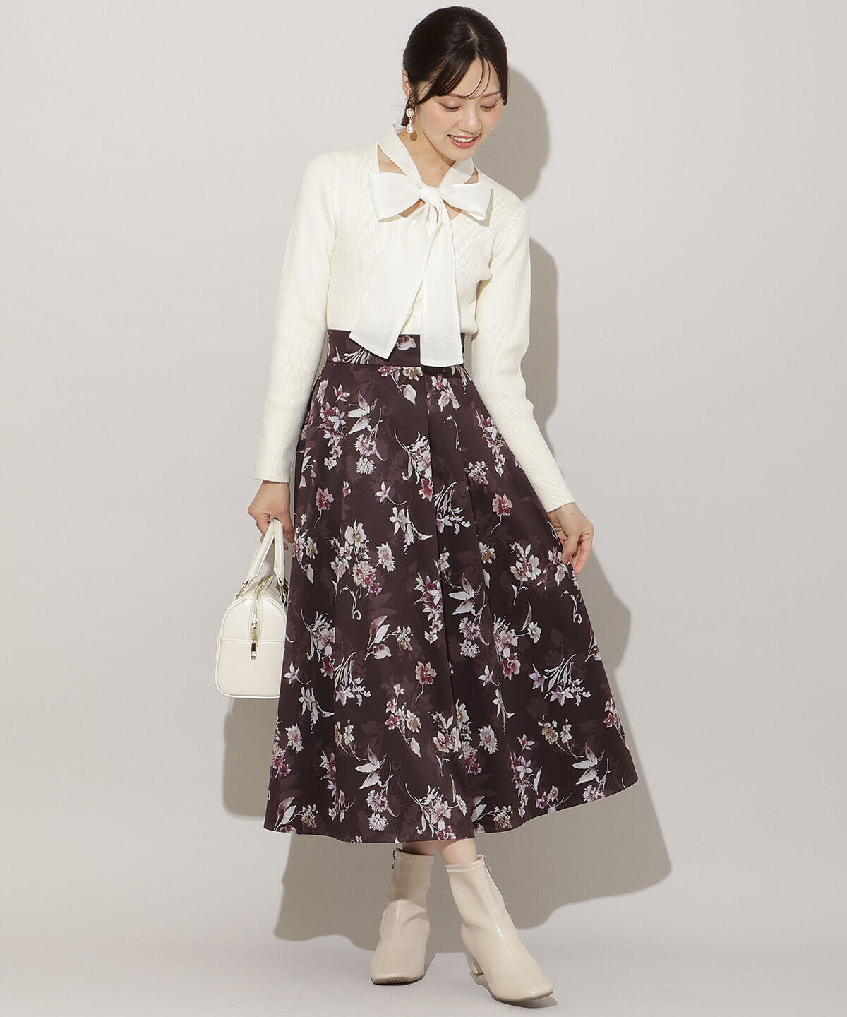 WILLSELECTION「シアーリボンニット」|ニット・セーター|