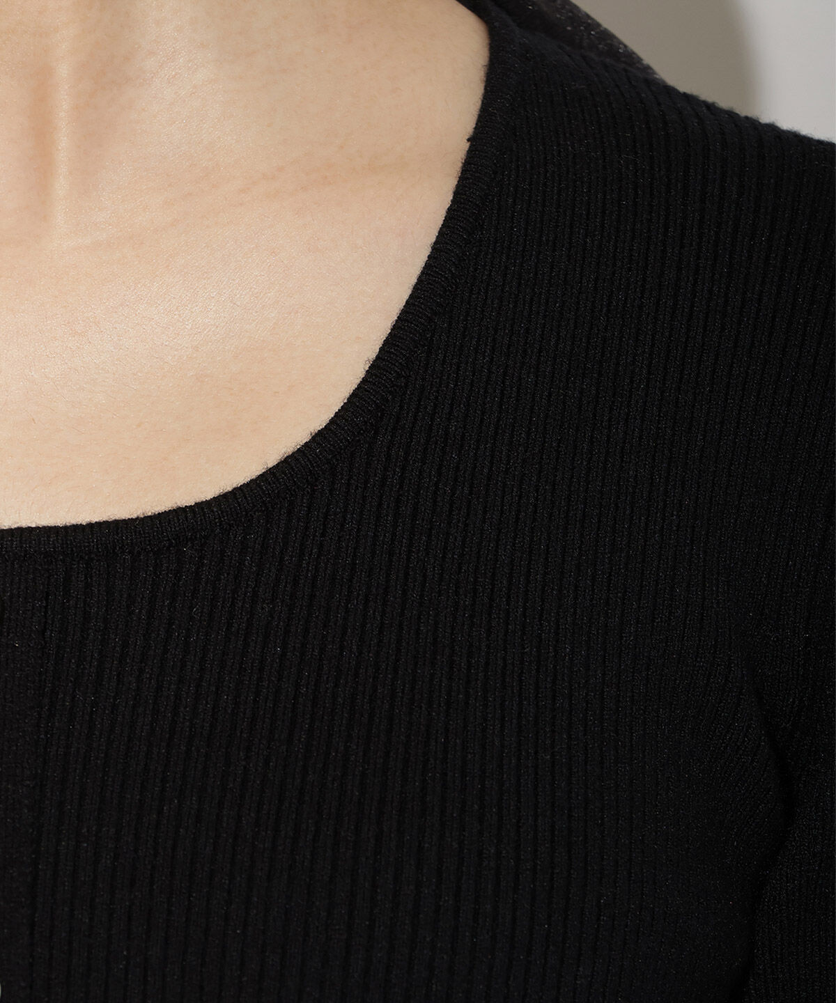 WILLSELECTION「シアーリボンニット」|ニット・セーター|