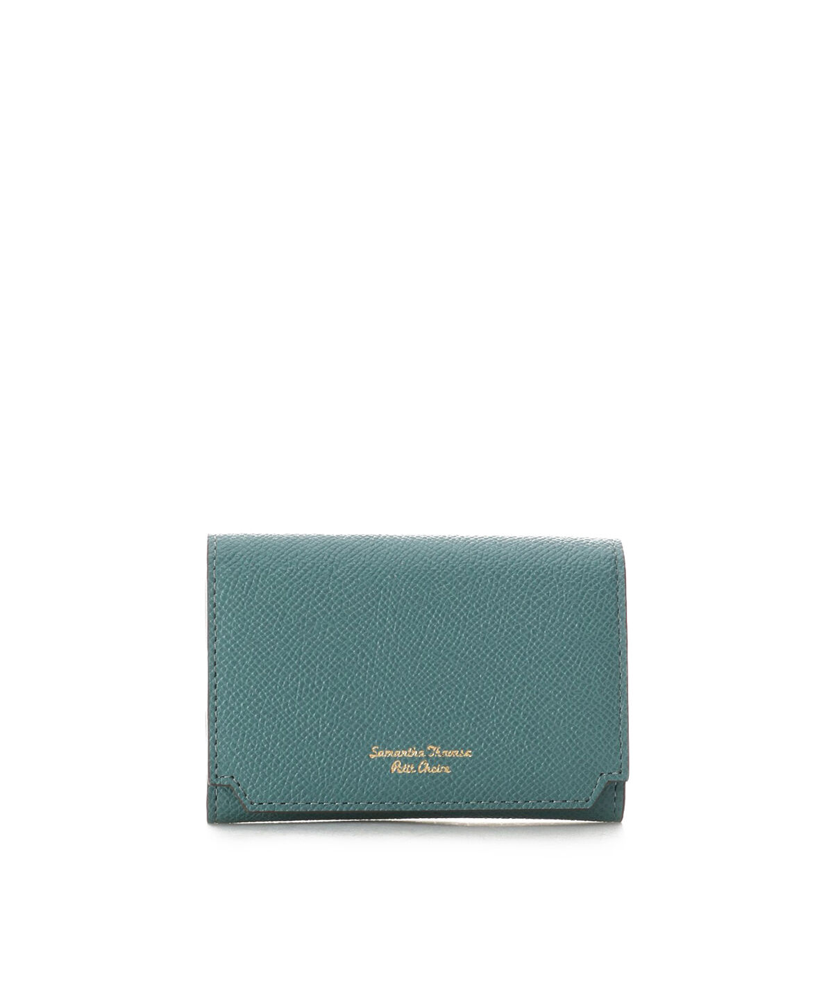 Samantha Thavasa Petit Choice「インサイドバイカラー カードケース」|名刺入れ・カードケース|グリーン