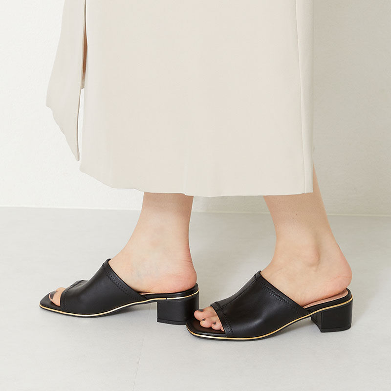 ORiental TRaffic「【アウトレット価格】ソフトレザーミュールサンダル/31203」|サンダル|