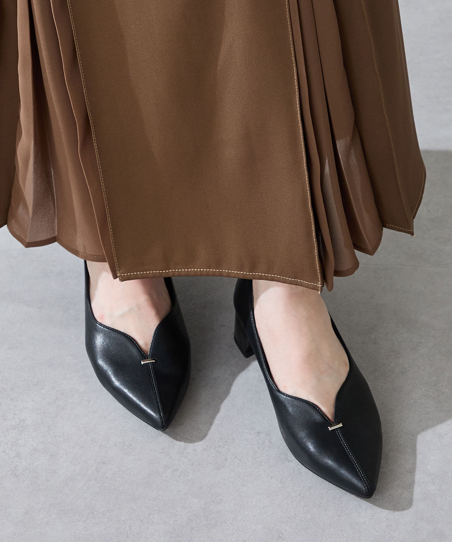 ORiental TRaffic「プチメタルパーツヒールパンプス/51316」|パンプス|