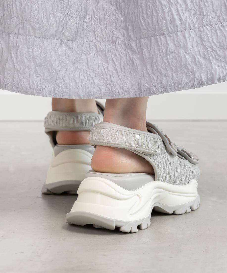  「モノグラムスクエアパーツスポーツサンダル」|サンダル|