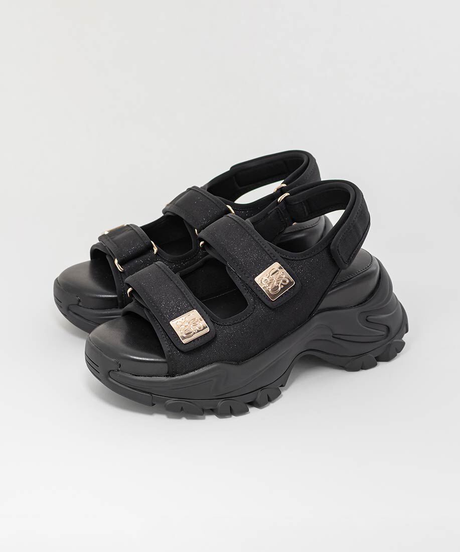  「モノグラムスクエアパーツスポーツサンダル」|サンダル|