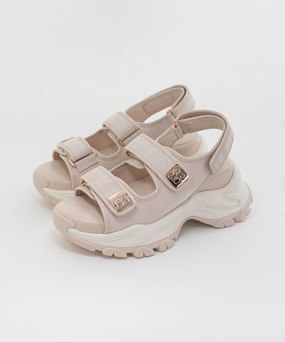  「モノグラムスクエアパーツスポーツサンダル」|サンダル|