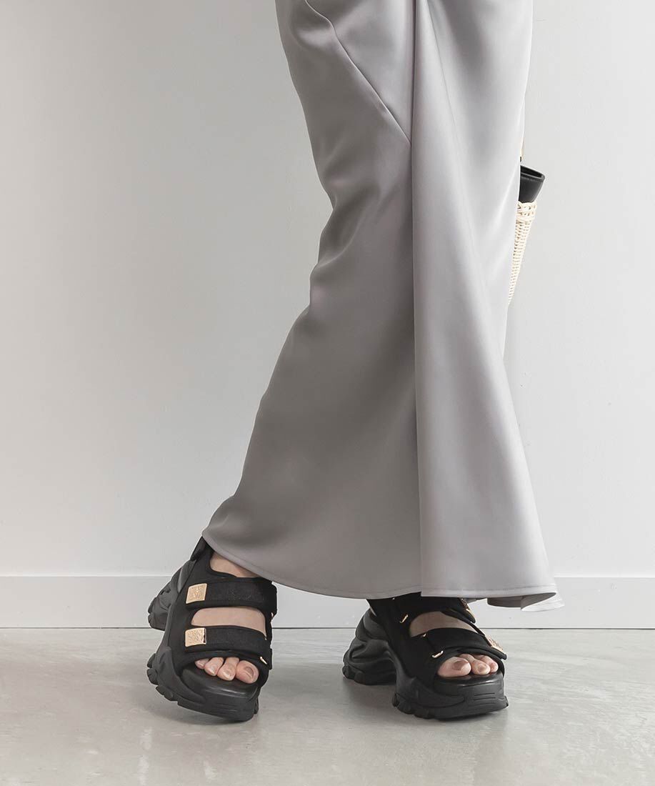  「モノグラムスクエアパーツスポーツサンダル」|サンダル|