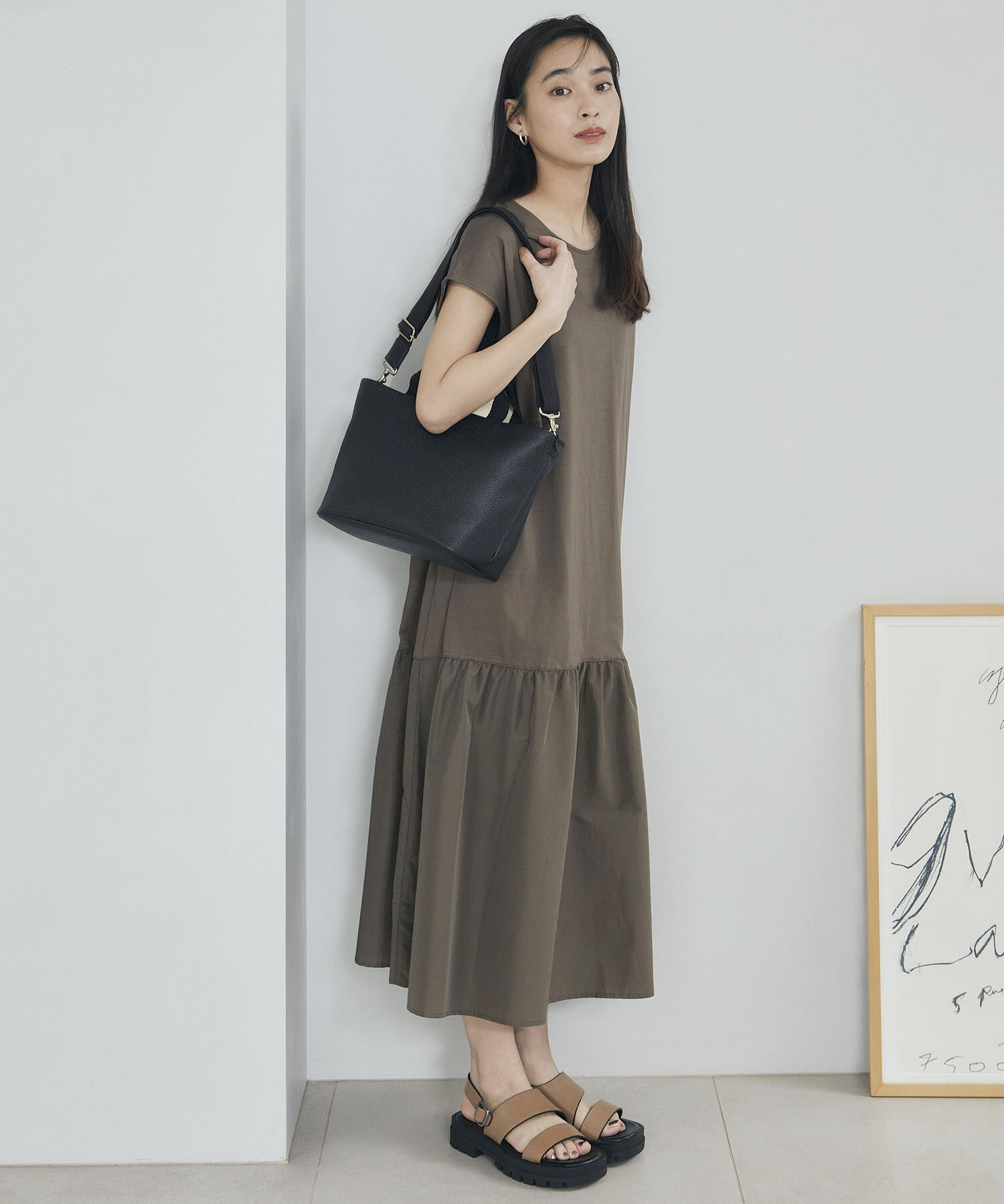 TOPKAPI BREATH「【Breath TOPKAPI】SCOTCH GRAIN スコッチグレイン プレーン バイカラーハンドル ミニ トートバッグ」|トートバッグ|