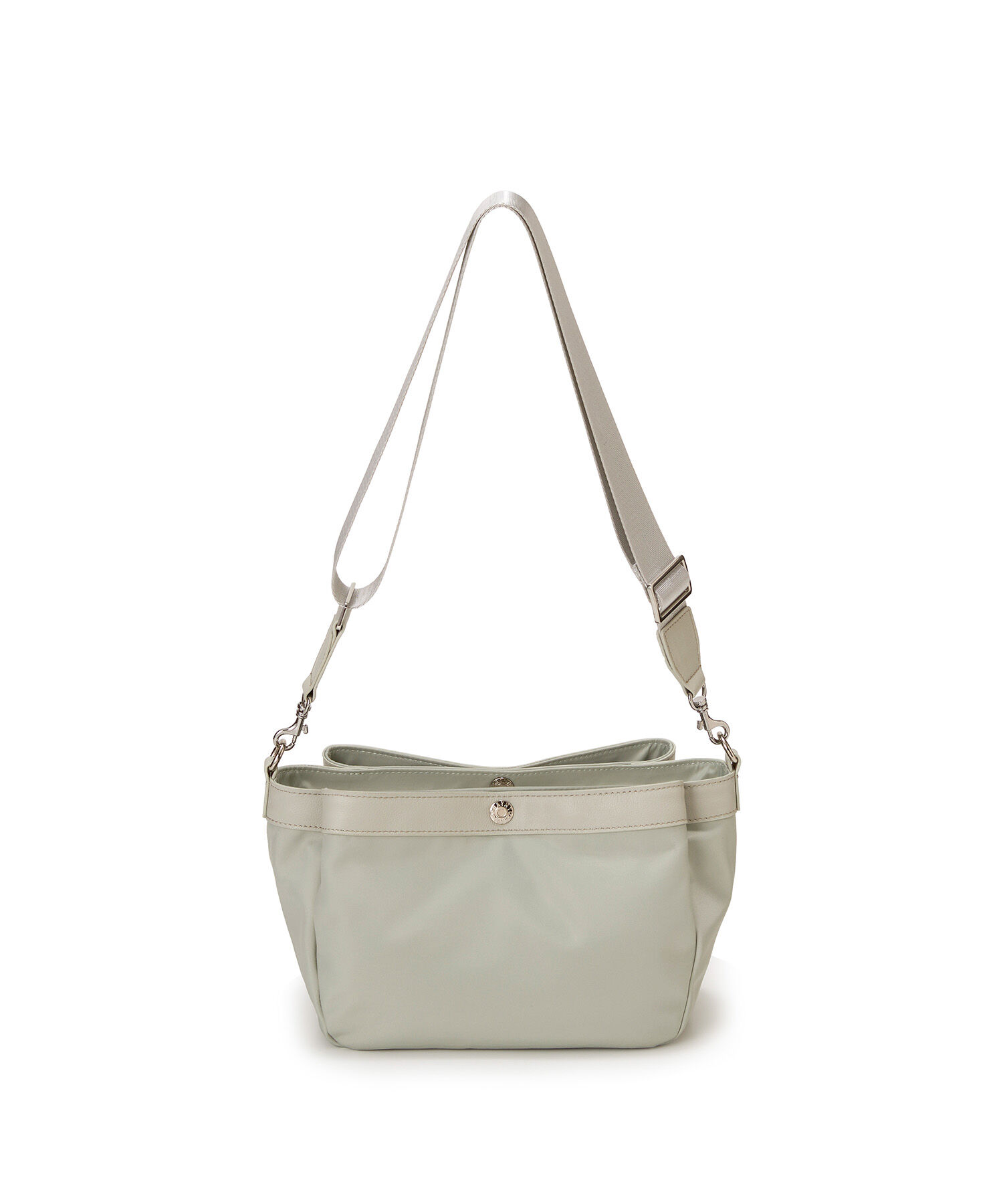 TOPKAPI BREATH「【Breath TOPKAPI】防水ナイロン レザーコンビ ショルダーバッグ」|ショルダー・メッセンジャー|ミントグリーン