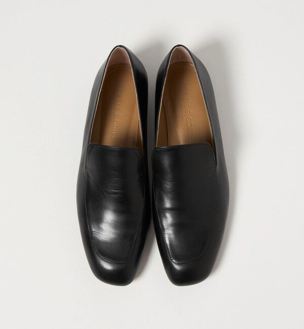 ODETTE E ODILE「ニュークラシックローファー フラット10&uarr;」|ローファー|BLACK