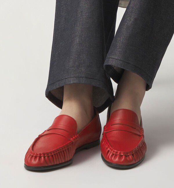 ODETTE E ODILE「ソフトモカシンローファー フラット10&uarr;」|ローファー|