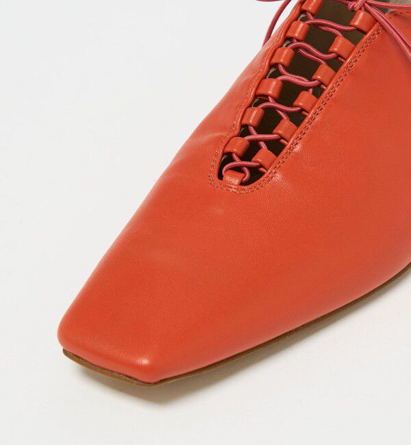 ODETTE E ODILE「ファインレースアップ フラット10&uarr;」|パンプス|