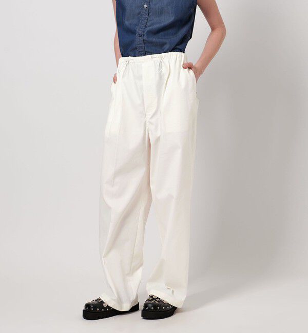 ASTRAET「＜ASTRAET＞フラップポケット イージー パンツ UNISEX」|その他|WHITE