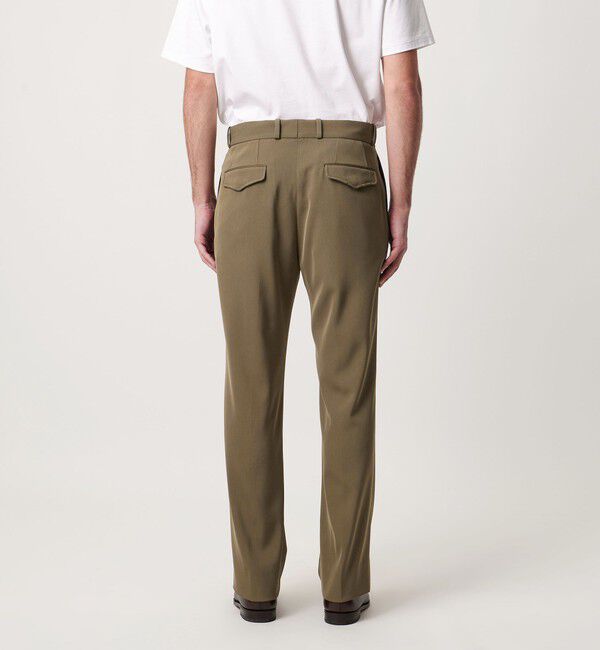 UNITED ARROWS「シャーリーカルゼ モダンストレート パンツ -ヨコストレッチ 防しわ-」|スラックス|