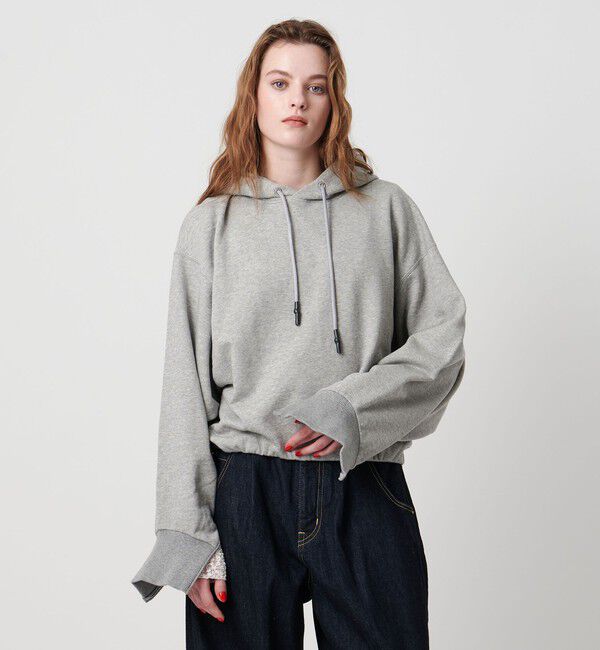 ASTRAET「＜ASTRAET＞ ウラケ ソデジップ プルオーバーパーカー」|パーカー|