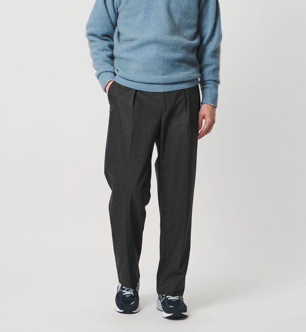 UNITED ARROWS「ライトメルトン ミリタリートラウザーズ」|スラックス|