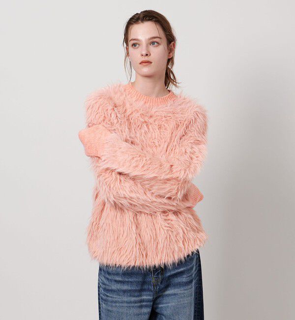 ASTRAET「＜ASTRAET＞シャギー クルーネックニット」|ニット・セーター|