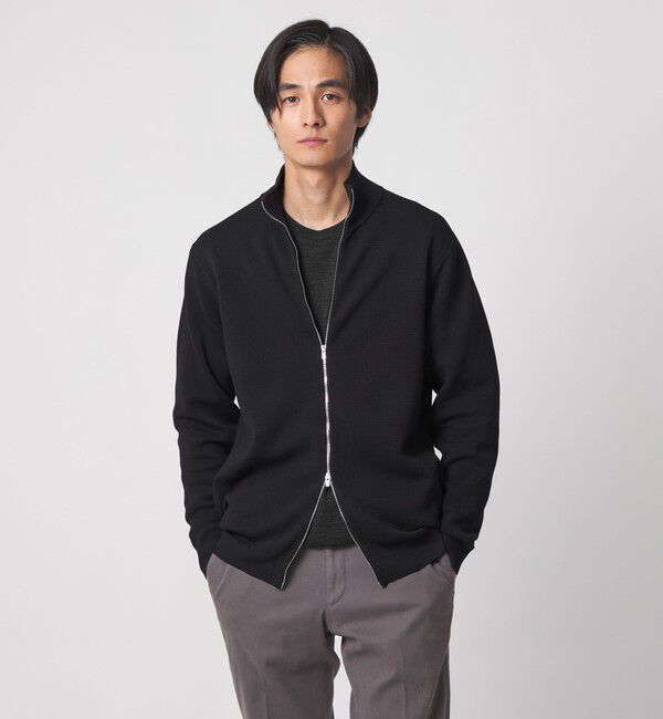 UNITED ARROWS「ポリエステル ドライバーズニット UA COZY ウォッシャブル」|カーディガン|