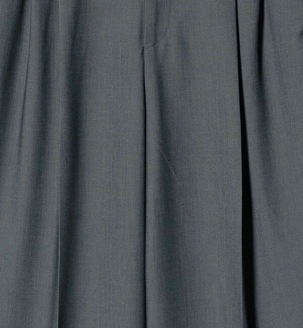 UNITED ARROWS「2タック デニムライク ワイド パンツ ‐ウォッシャブル‐」|チノ|