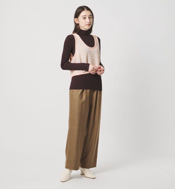 UNITED ARROWS「フラワー スパンコール ベスト」|ベスト・ジレ|