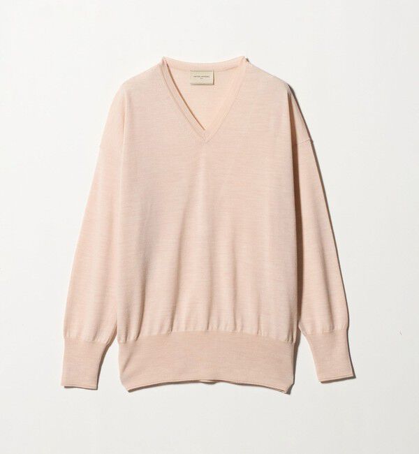 UNITED ARROWS「18G ウール Vネック ニット ‐ウォッシャブル‐」|ニット・セーター|