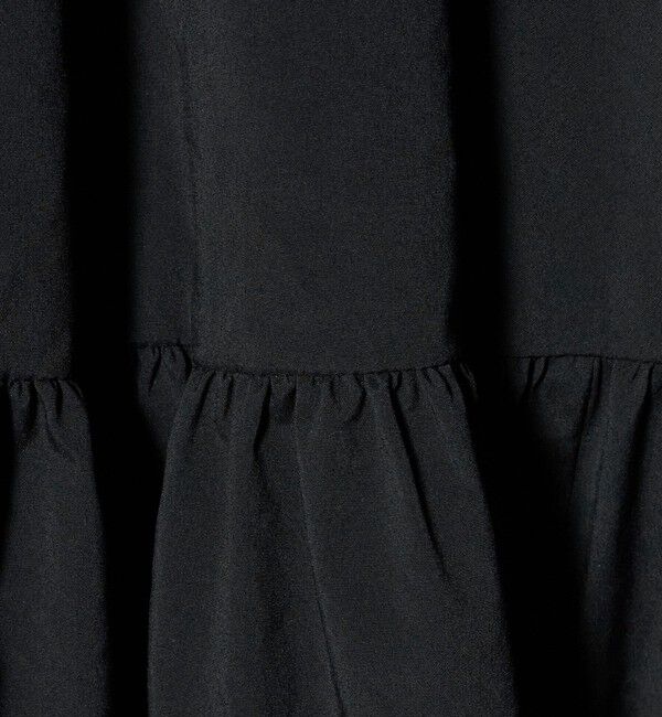 UNITED ARROWS「タフタ ギャザー ティアードワンピース ‐ウォッシャブル‐」|ワンピース|