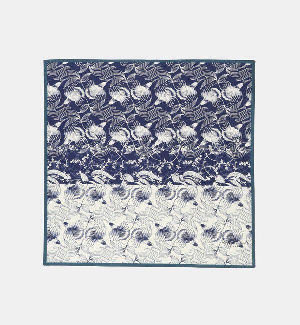 UNITED ARROWS「＜Dieffe Kinloch＞Bicolor como flower ハンカチ」|ハンカチ|