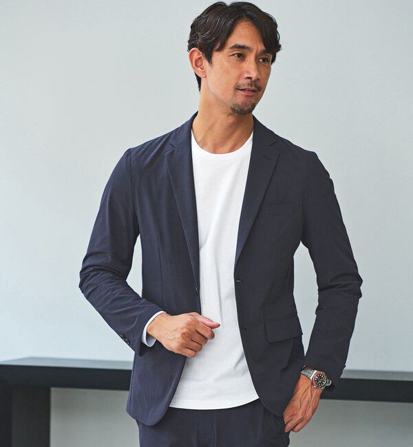 UNITED ARROWS green label relaxing「【WEB限定】JUST fit ジャケイン クルーネック 長袖 Tシャツ -吸水速乾・抗菌-」|Tシャツ・カットソー|