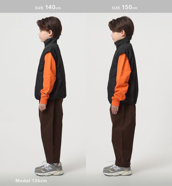 UNITED ARROWS green label relaxing「フリース リバーベスト / キッズ  撥水 100cm-160cm」|ベスト・ジレ|