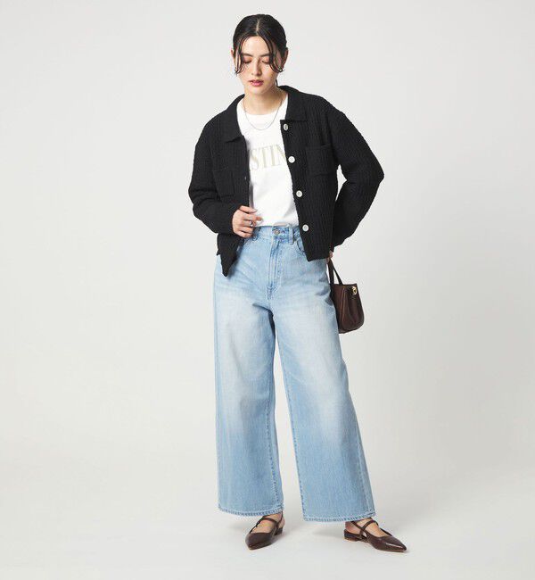 UNITED ARROWS green label relaxing「ブークレ ポロニット カーディガン ウォッシャブル」|カーディガン|