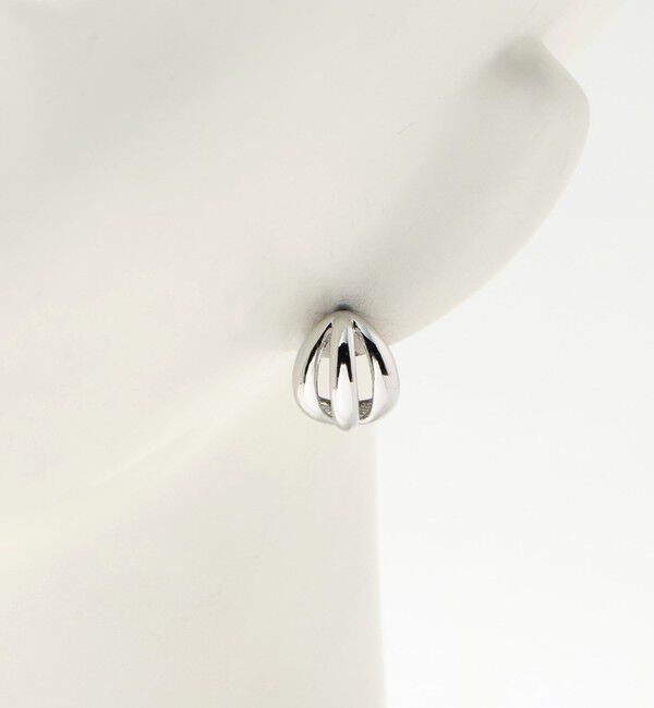 UNITED ARROWS green label relaxing「3ライン ハーフボール ピアス」|ピアス|