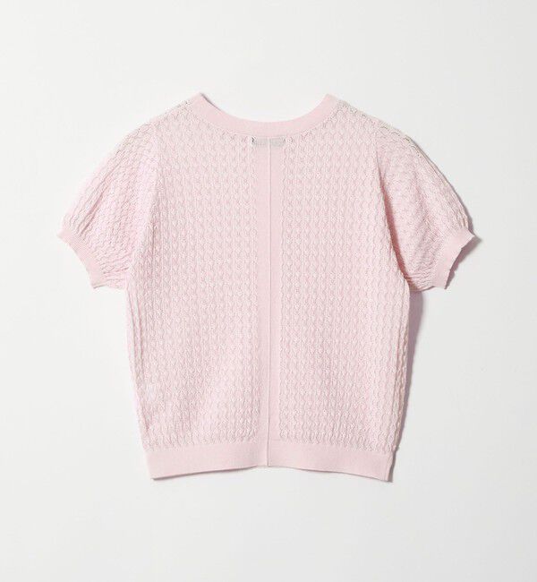 EMMEL REFINES「＜EMMEL REFINES＞EM HW スカシアミ ショートスリーブ ニット」|ニット・セーター|