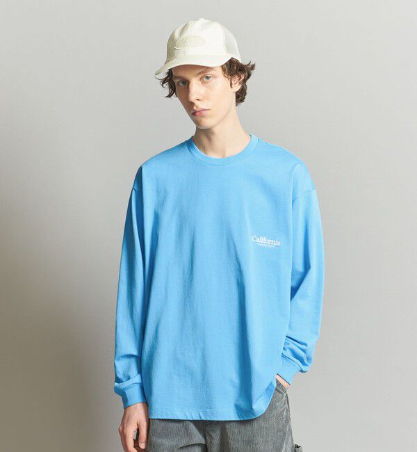 California General Store「＜CGS.＞オーガニック コットン ロングスリーブ ロゴ Tシャツ」|Tシャツ・カットソー|