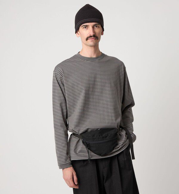 STEVEN ALAN「＜Steven Alan＞ オーガニックコットン アソート ボーダー ロングスリーブ Tシャツ BOLD」|Tシャツ・カットソー|OLIVE