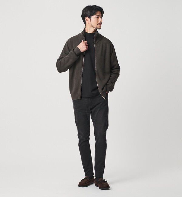 BEAUTY&YOUTH UNITED ARROWS「【WEB限定 WARDROBE SMART】ウォッシャブル ドライバーズジャケット」|カーディガン|