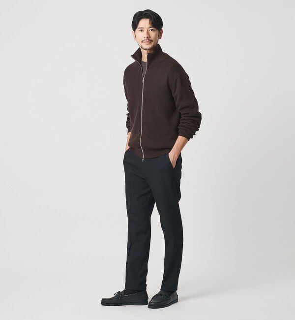 BEAUTY&YOUTH UNITED ARROWS「【WEB限定 WARDROBE SMART】ウォッシャブル ドライバーズジャケット」|カーディガン|