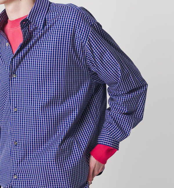 MONKEY TIME「コットン クロップド シャツ」|シャツ・ブラウス|