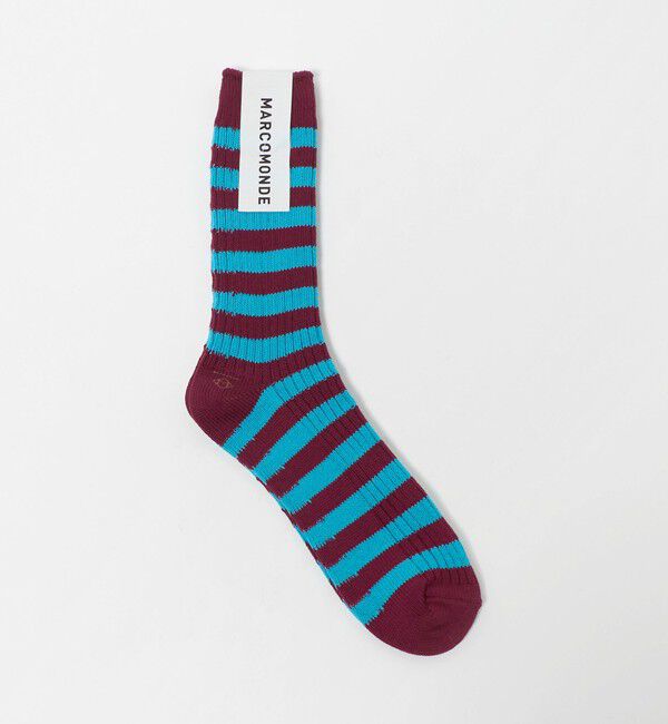 BEAUTY&YOUTH UNITED ARROWS「＜MARCOMONDE＞VENICE パターン ソックス」|ソックス|WINE