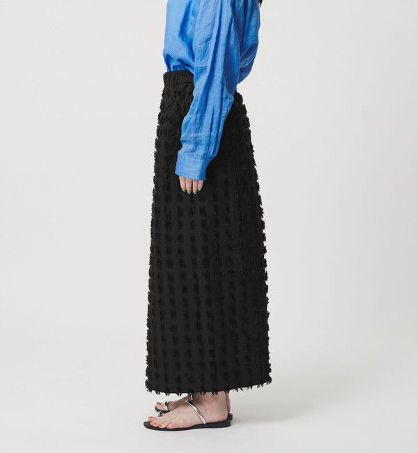 BEAUTY&YOUTH UNITED ARROWS「スクエア フリンジ ジャガード スカート」|スカート|