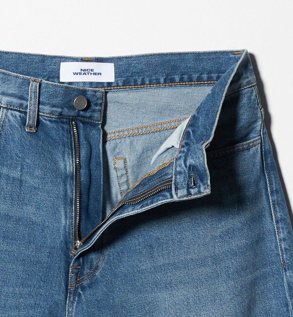 NICE WEATHER「＜NICE WEATHER＞バルーン デニムパンツ」|チノ|