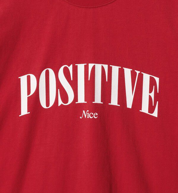 NICE WEATHER「＜NICE WEATHER＞POSITIVE ロングスリーブTシャツ」|Tシャツ・カットソー|
