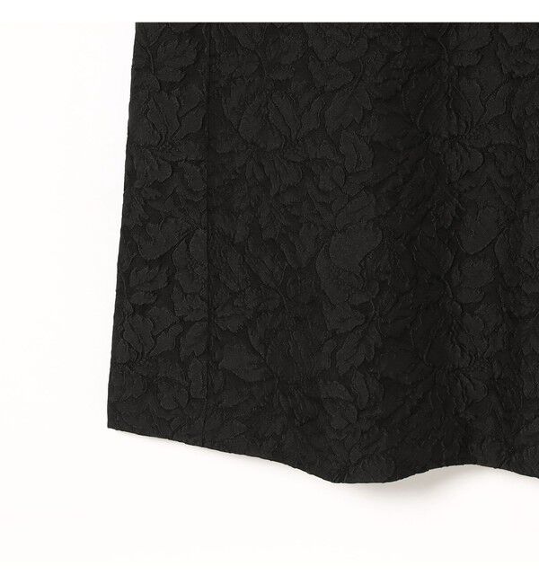 Demi-Luxe BEAMS 「フクレ織りジャカード パフスリーブ ドレス＊」|ワンピース|